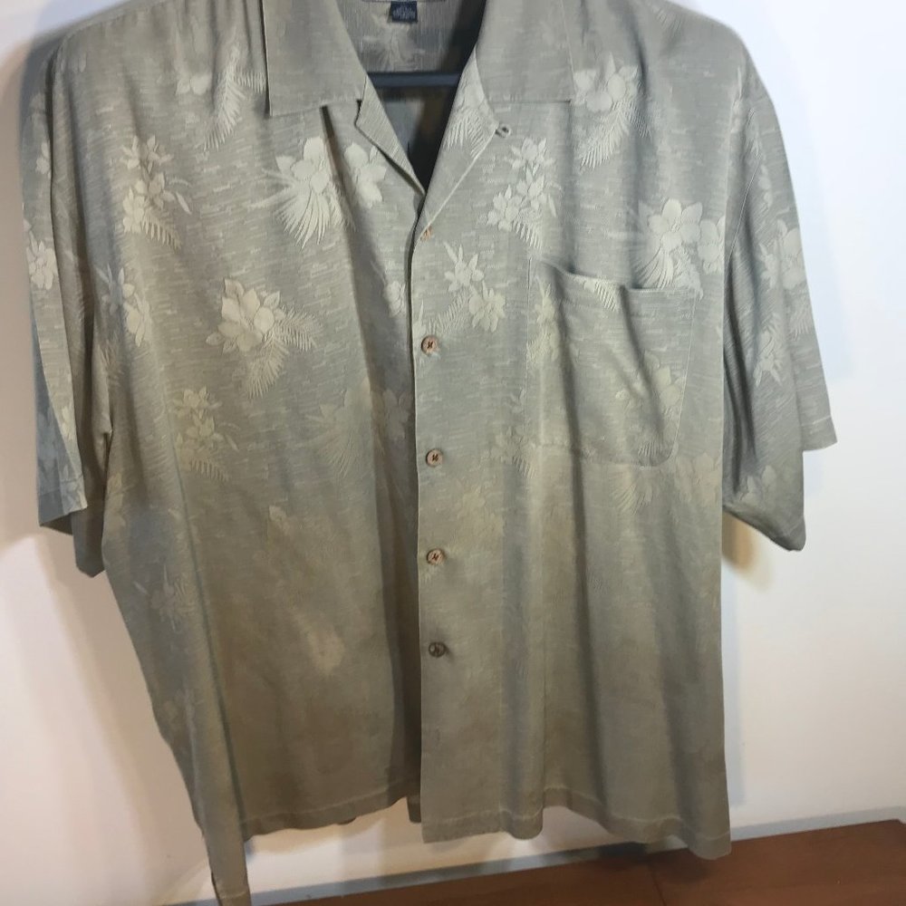 Silk short sleeve shirt